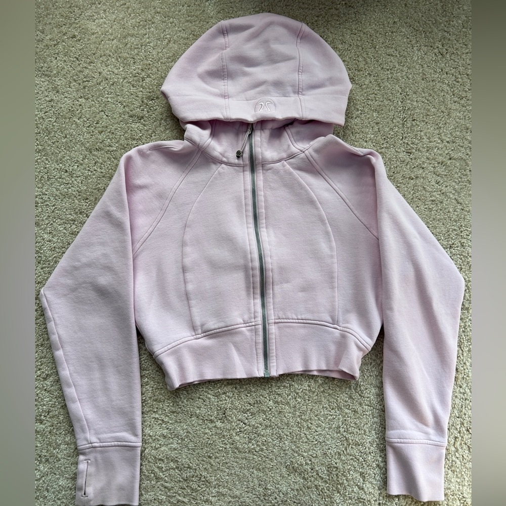 Lululemon Scuba Full-Zip Cropped Hoodie Size 4
